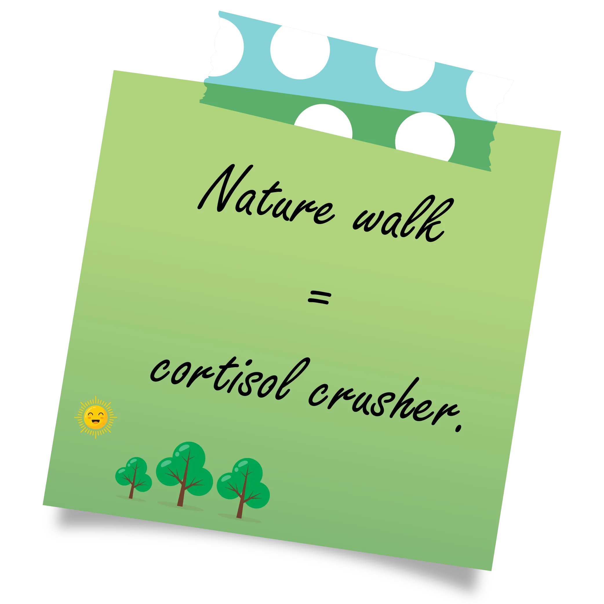 Nature walk cortisol crusher