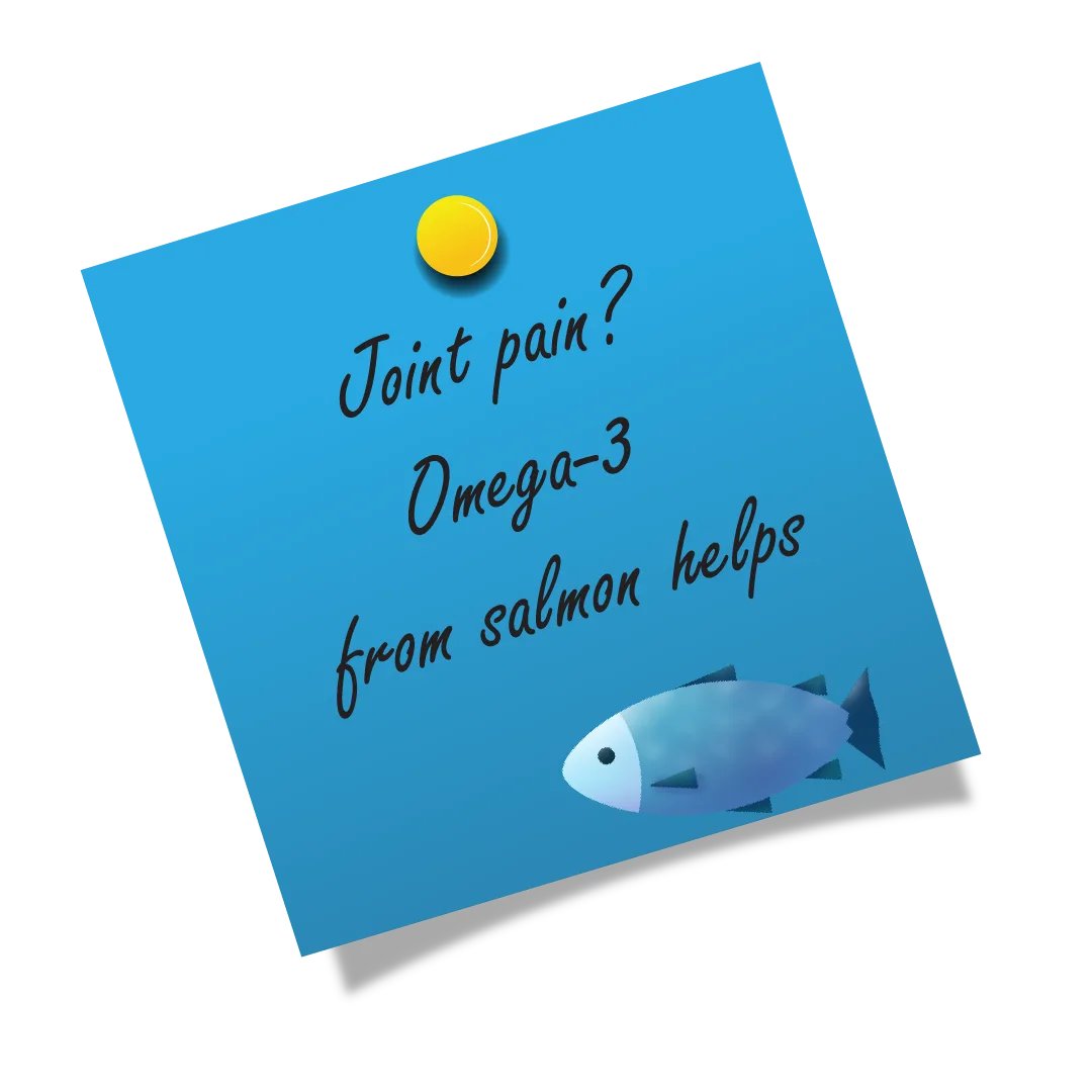 Join pain ? omega-3 from salmon helps